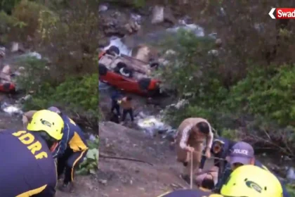 chakrata-car-falls-35-meter-deep-gorge-five-injured