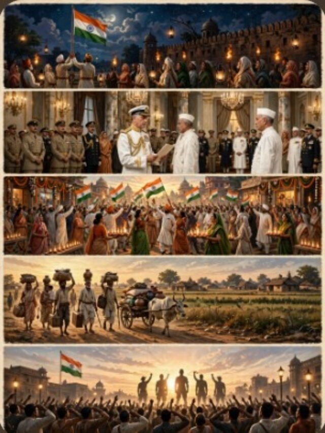 15 अगस्त 1947 की रात की 7 बड़ी घटनाएं