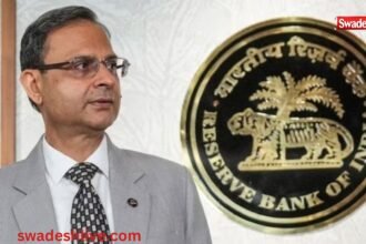 RBI गवर्नर संजय मल्होत्रा रेपो रेट 5.25 प्रतिशत पर बरकरार रखने की घोषणा करते हुए