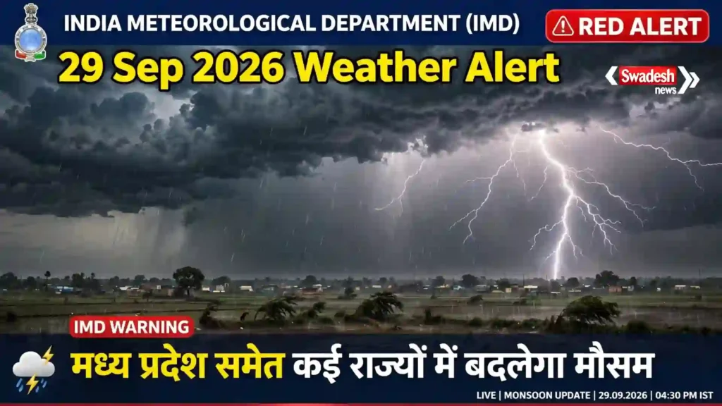 29 Sep 2026 Weather Alert