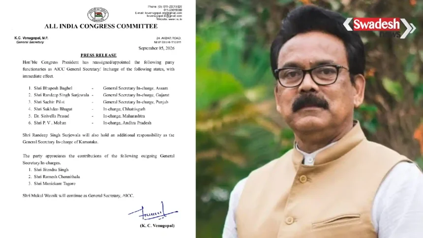 Chhattisgarh Congress Incharge Sukhdev Bhagat