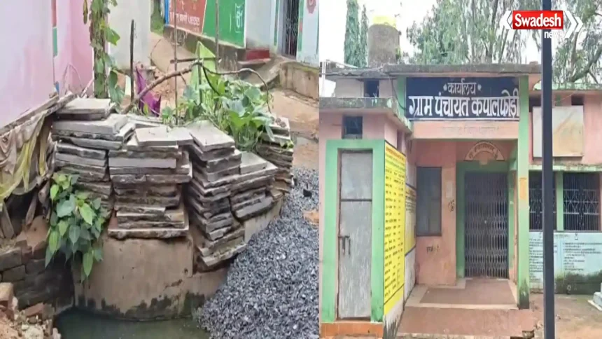 Kapalfodi Encroachment में सरकारी जमीन और निस्तारी कुएं पर कब्जे के आरोप