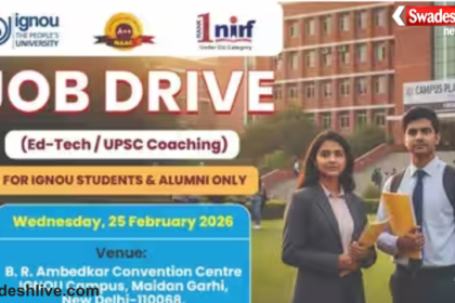 IGNOU Mega Job Drive