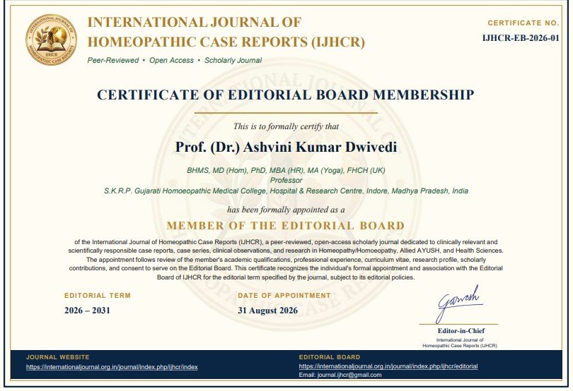 Dr AK Dwivedi Homeopathy