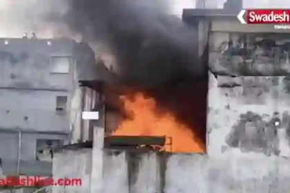 httpsswadeshlive.comhaldwani-fire-bholenath-garden-cloth-godown