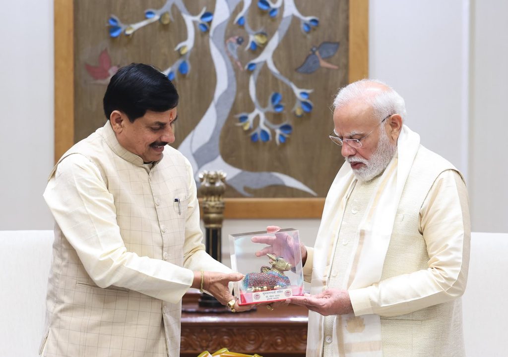 CM Mohan Meets PM Modi 