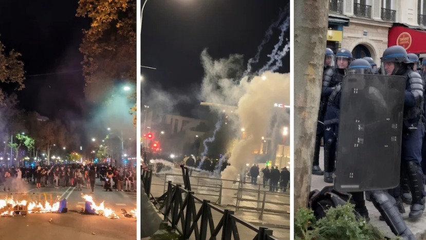 France-Spain Protest 