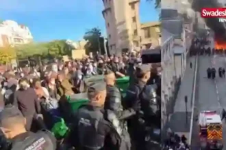France-Spain Protest Housing Crisis