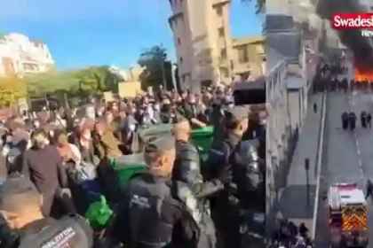 France-Spain Protest Housing Crisis