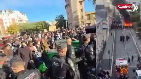 France-Spain Protest Housing Crisis