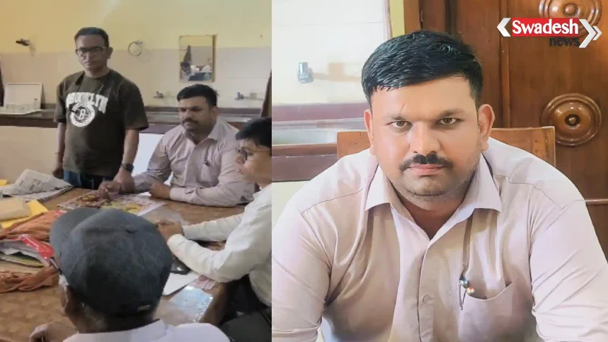khandwa-lokayukta-trap-panchayat-secretary-bribe-case/
