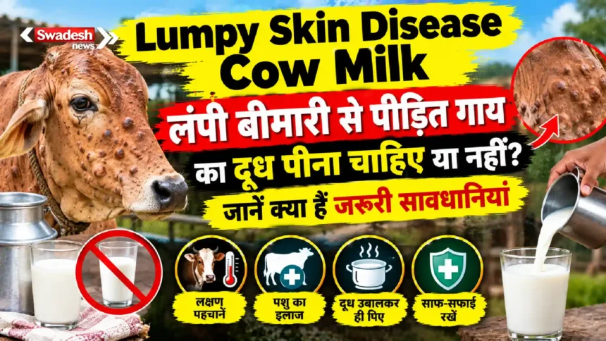 Lumpy Skin Disease Cow Milk