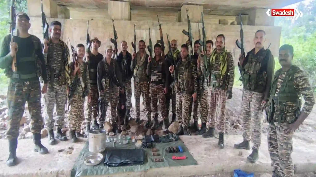 Naxal Mukt State Explosive material found