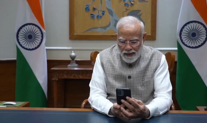 PM Modi Talks to Smit Machchhar