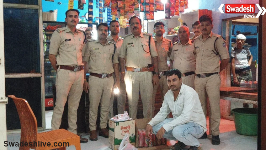 Gwalior Illegal Liquor Action
