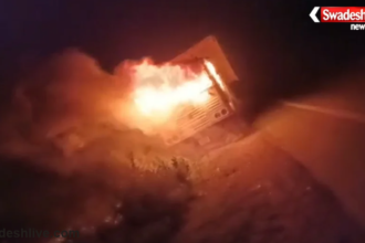 Bhind Dumper Fire