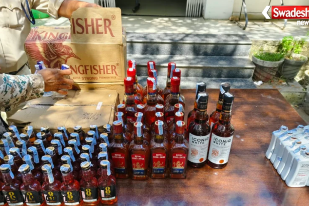 Datia Illegal Liquor Seized